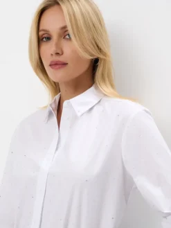 MOHITO Bawełniana biała koszula biau0142y Fashion