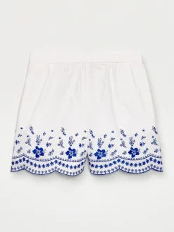 MOHITO Bawełniane szorty biau0142y Outlet
