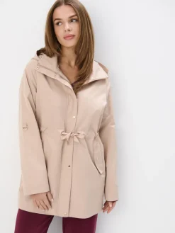 MOHITO Beżowa kurtka parka beu017cowy Clearance