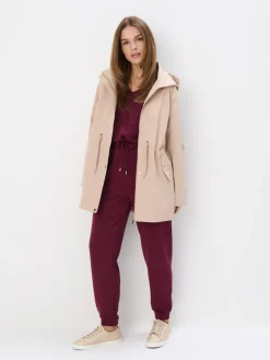 MOHITO Beżowa kurtka parka beu017cowy Clearance