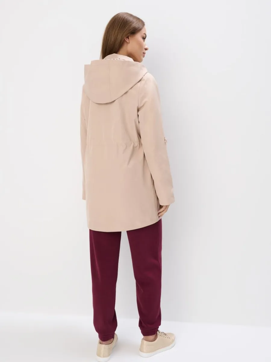 MOHITO Beżowa kurtka parka beu017cowy Clearance