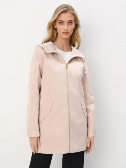 MOHITO Beżowa kurtka parka basic beu017cowy Best