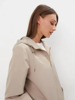 MOHITO Beżowa parka beu017cowy New