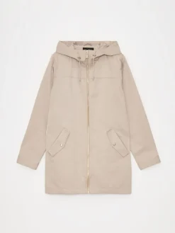 MOHITO Beżowa parka beu017cowy New