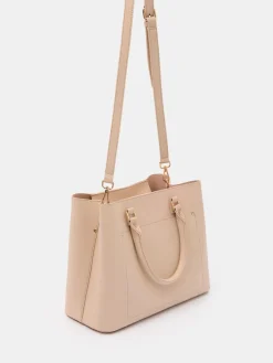 MOHITO Beżowa torebka city bag beu017cowy Best