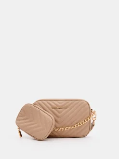 MOHITO Beżowa torebka crossbody beu017cowy Fashion