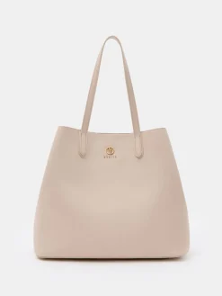 MOHITO Beżowa torebka shopper beu017cowy Online