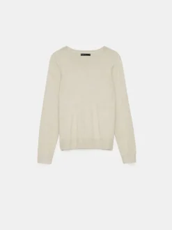 MOHITO Beżowy sweter z wiskozą turkusowy Best
