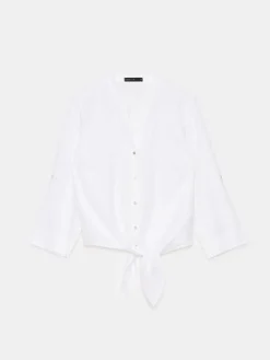 MOHITO Biała bluzka z lyocellu biau0142y Fashion