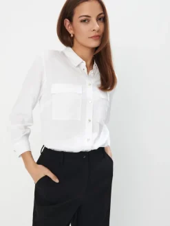 MOHITO Biała koszula z wiskozy biau0142y Online