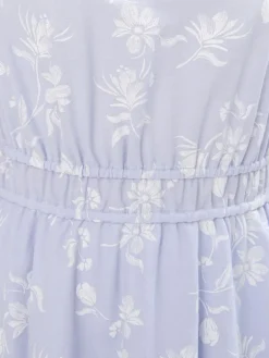 MOHITO Błękitna sukienka mini z modalem bu0142u0119kitny Online