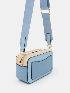 MOHITO Błękitna torebka crossbody bu0142u0119kitny Discount