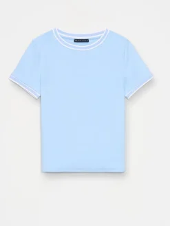 MOHITO Błękitny t-shirt z krótkim rękawem bu0142u0119kitny Sale