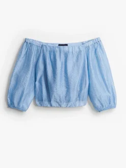 MOHITO Bluzka z odkrytymi ramionami bu0142u0119kitny Outlet