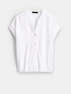 MOHITO Bluzka z wiskozy biau0142y Fashion
