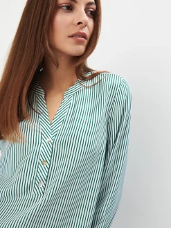 MOHITO Bluzka z wiskozy zielony Clearance