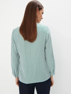 MOHITO Bluzka z wiskozy zielony Clearance