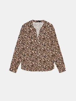 MOHITO Bluzka z wiskozy beu017cowy Sale