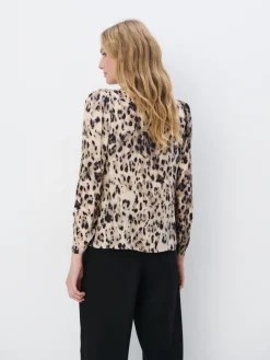 MOHITO Bluzka z wiskozy beu017cowy Sale
