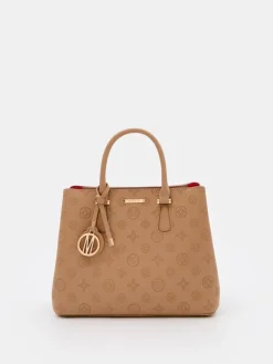 MOHITO Brązowa torebka city bag beu017cowy Fashion