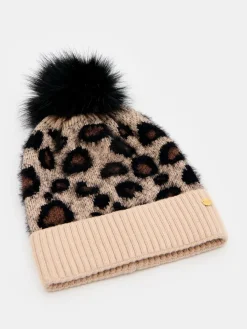 MOHITO Czapka z pomponem beu017cowy Sale