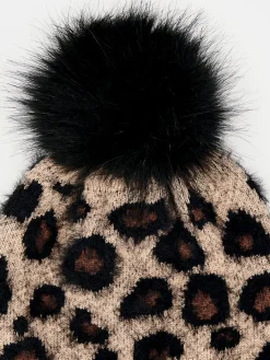 MOHITO Czapka z pomponem beu017cowy Sale