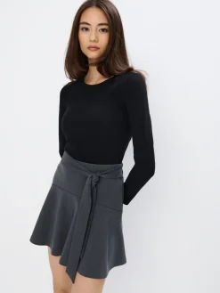 MOHITO Czarna bluzka basic czarny Online