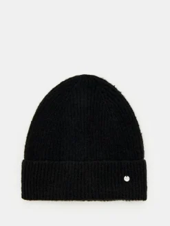 MOHITO Czarna czapka basic czarny Outlet