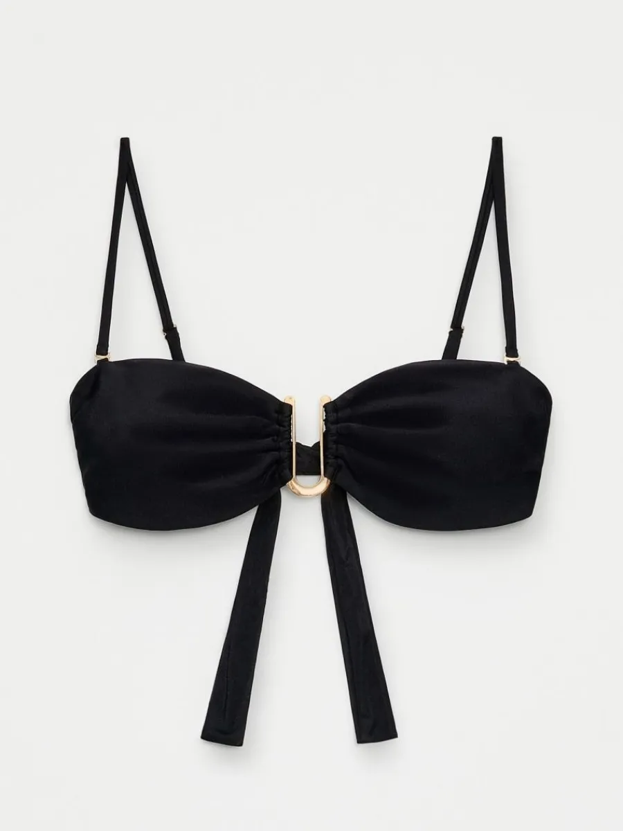 MOHITO Czarna góra od bikini czarny Sale