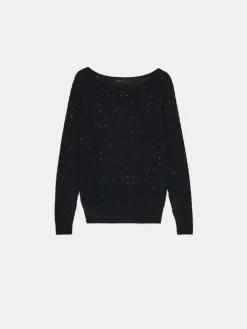 MOHITO sweter z ozdobnymi elementami czarny Online