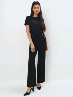 MOHITO t-shirt basic czarny Discount