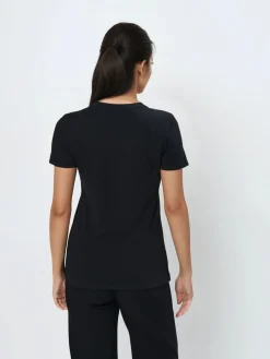 MOHITO t-shirt basic czarny Discount