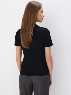 MOHITO t-shirt z dekoltem V czarny Online