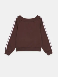 MOHITO Czekoladowa bluza o prostym kroju bru0105zowy Fashion
