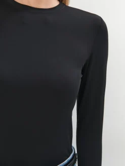 MOHITO Dopasowana bluzka basic czarny Discount