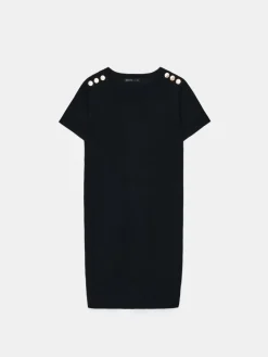 MOHITO Dopasowana czarna sukienka mini czarny Fashion