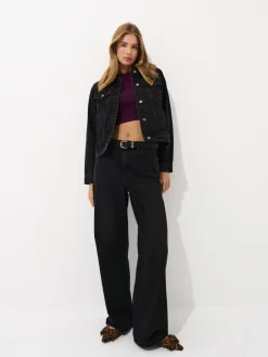 MOHITO Dopasowany burgundowy top kasztanowy Sale