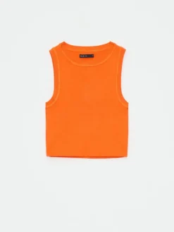 MOHITO Dopasowany top pomarau0144czowy Fashion
