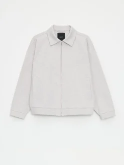 MOHITO Dzianinowa bluza z zamkiem szary Clearance