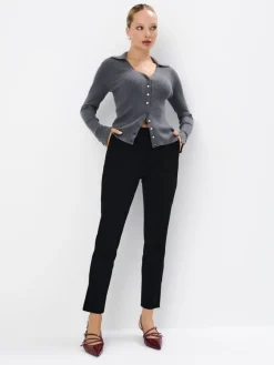 MOHITO Eleganckie czarne spodnie czarny Online