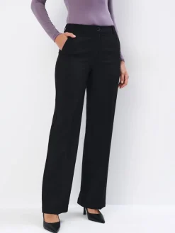 MOHITO Eleganckie czarne spodnie czarny New