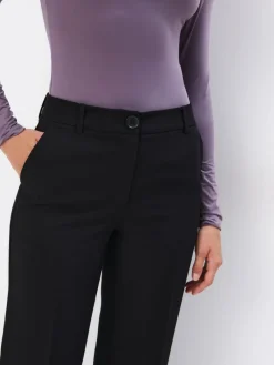 MOHITO Eleganckie czarne spodnie czarny New