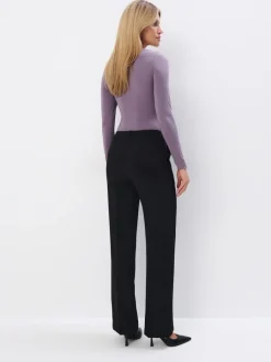 MOHITO Eleganckie czarne spodnie czarny New
