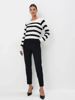 MOHITO Eleganckie czarne spodnie skinny czarny Sale