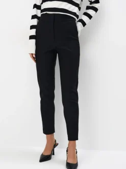 MOHITO Eleganckie czarne spodnie skinny czarny Sale