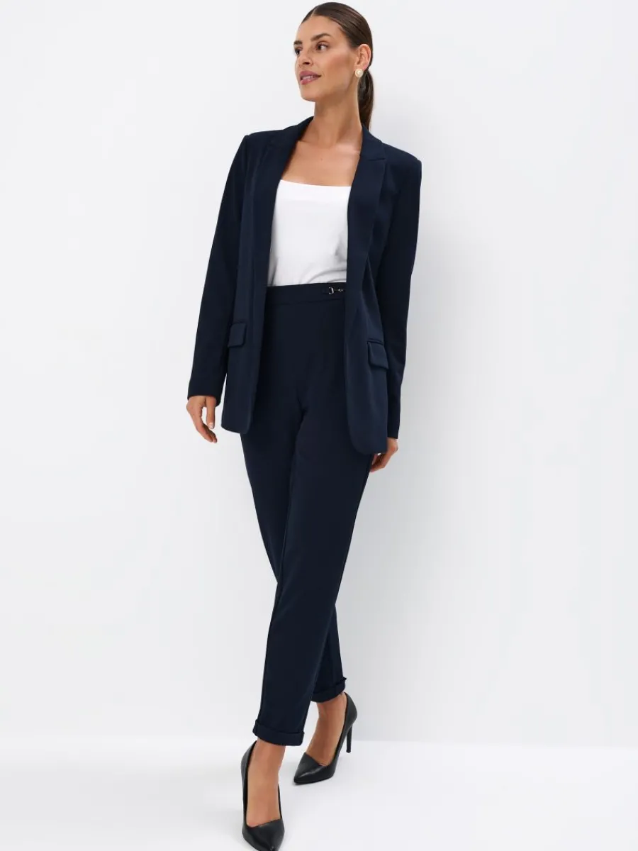 MOHITO Eleganckie granatowe spodnie granatowy Discount