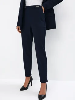 MOHITO Eleganckie granatowe spodnie granatowy Discount