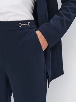 MOHITO Eleganckie granatowe spodnie granatowy Discount