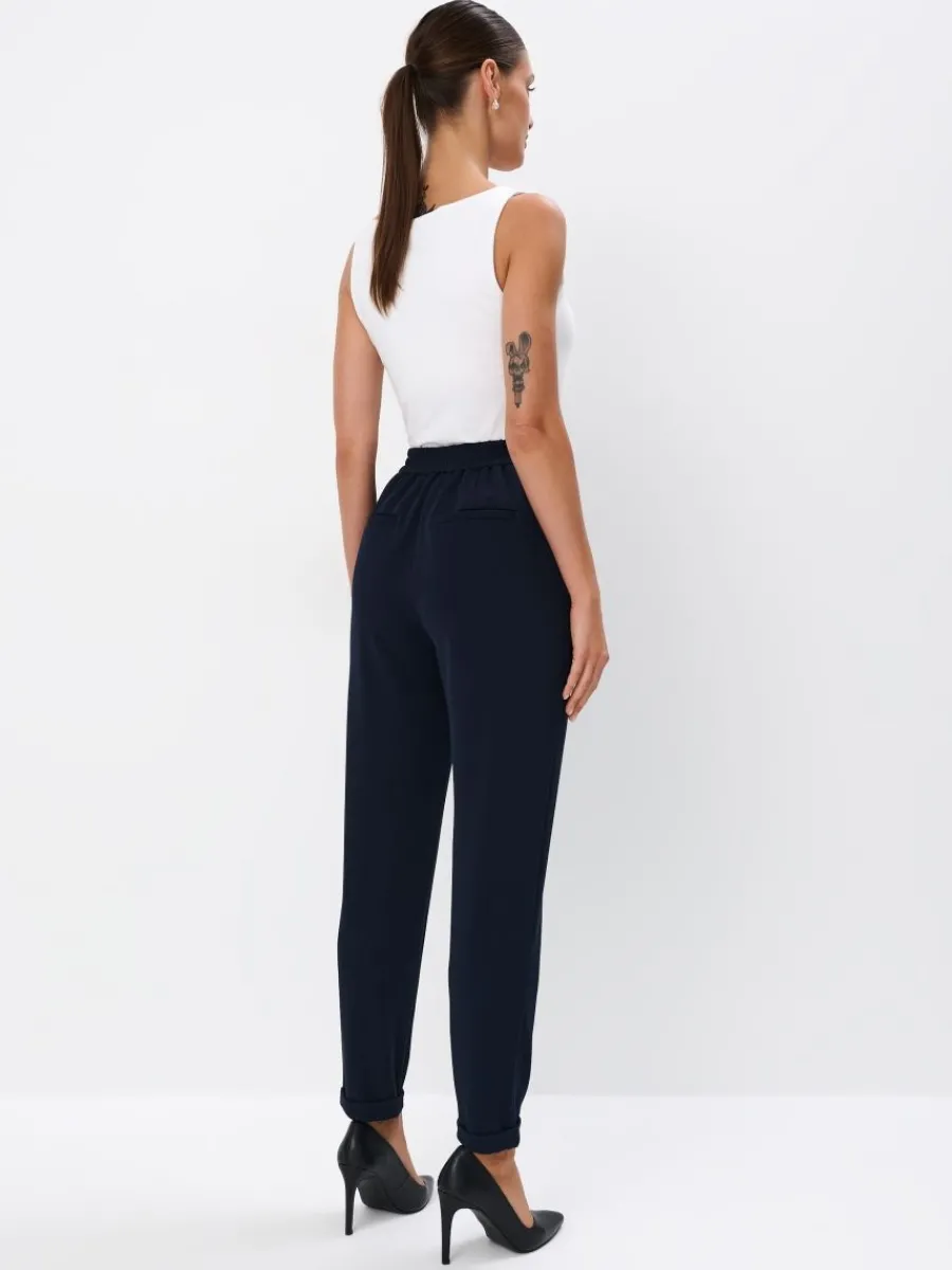 MOHITO Eleganckie granatowe spodnie granatowy Discount