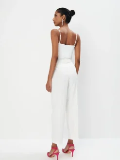 MOHITO Eleganckie spodnie beu017cowy Best